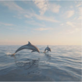 Dolphin love aufkleber (Vorderseite)