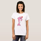 Dolphin Love Heart T-Shirt (Vorne ganz)