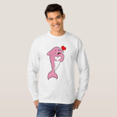 Dolphin Love Heart T-Shirt (Vorne ganz)