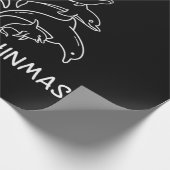 Dolphin Lover Geschenk | Dolphin Frohe Weihnachtsb Geschenkpapier (Ecke)