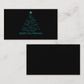 Dolphin Lover Geschenk| Dolphin Frohe Weihnachtsba Visitenkarte (Vorne/Hinten)
