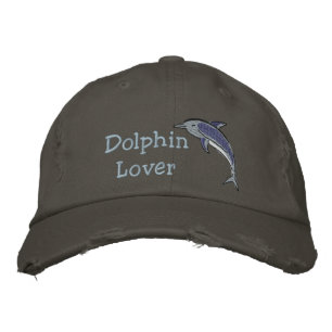 Dolphin Lover Ocean Sea Mammal Bestickte Baseballkappe