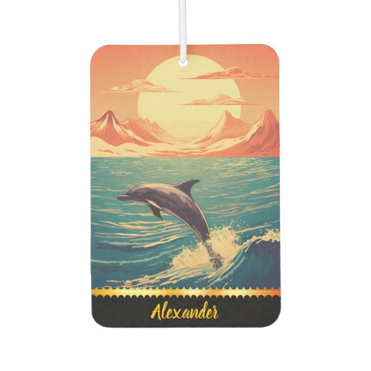 Dolphin-Lufterfrischer bringt Freude! Autolufterfrischer (Vorderseite)