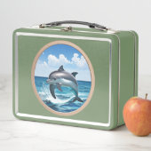 Dolphin Lunch Boxes Metall Brotdose (Beispiel)