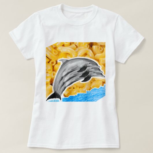 DOLPHIN MACARONI UND KÄSE SHIRT (Design vorne)