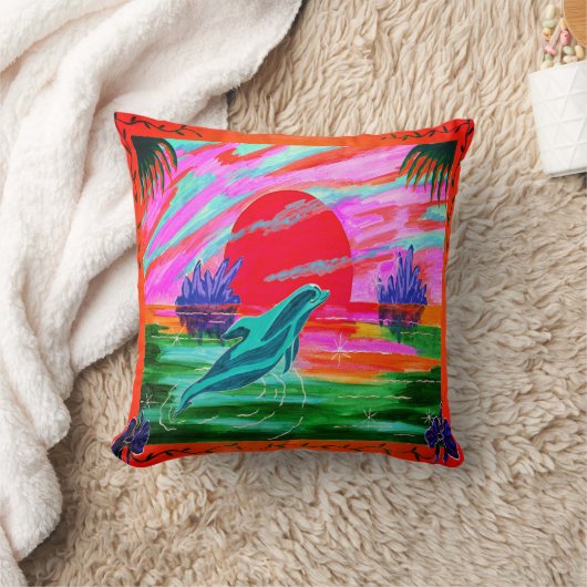 Dolphin Magic Throw Kissen (Decke)