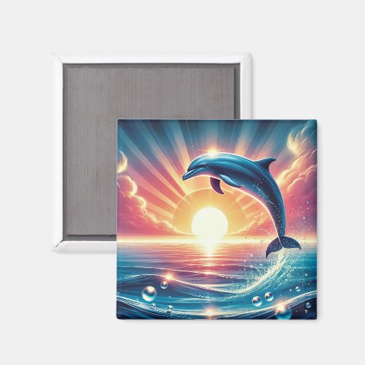 Dolphin Magnet (Vorderseite/Rückseite)