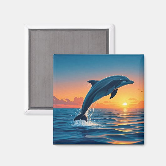 Dolphin Magnet (Vorderseite/Rückseite)