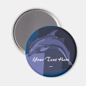 Dolphin Magnet (Vorderseite/Rückseite)