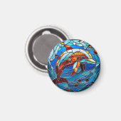 Dolphin Magnet (Vorderseite/Rückseite)