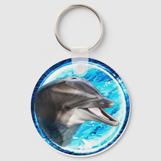 Dolphin-Magnet Schlüsselanhänger (Vorderseite)