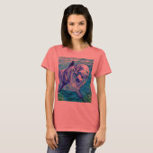 Dolphin-Malerei im Unterwasser-Bild T-Shirt (Vorne ganz)