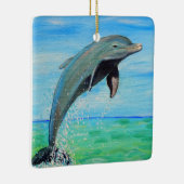 Dolphin-Malerei Keramikornament (Rechts)