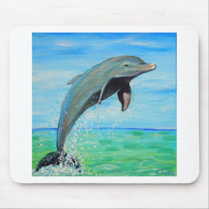 Dolphin-Malerei Mousepad