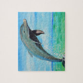 Dolphin-Malerei Puzzle (Vertikal)