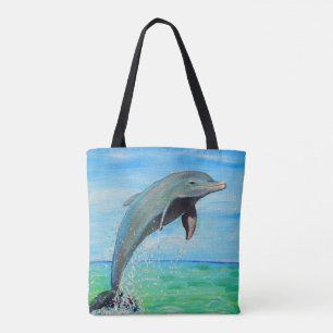 Dolphin-Malerei Tasche