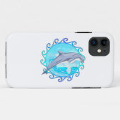 Dolphin Maori Sun Case-Mate iPhone Hülle (Rückseite (Horizontal))