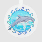 Dolphin Maori Sun Ornament (Rückseite)