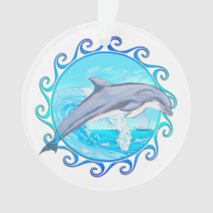 Dolphin Maori Sun Ornament