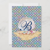 Dolphin Mermaid unter den Party Einladungen des Me (Rückseite)