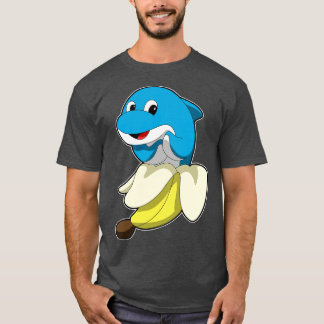 Dolphin mit Banane T-Shirt