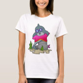 Dolphin mit Brille T-Shirt (Vorderseite)