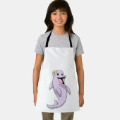 Dolphin mit Daisy-Blume Schürze (Insitu)