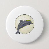 Dolphin mit dem Mond Button (Vorderseite)