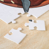 Dolphin mit Donut Puzzle (Seite)