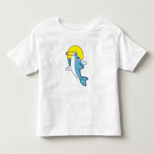 Dolphin mit Fitness-Reifen Kleinkind T-shirt