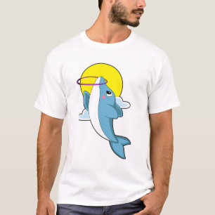 Dolphin mit Fitness-Reifen T-Shirt