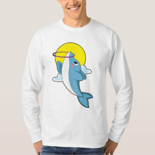 Dolphin mit Fitness-Reifen T-Shirt