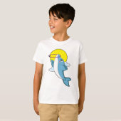 Dolphin mit Fitness-Reifen T-Shirt (Vorne ganz)