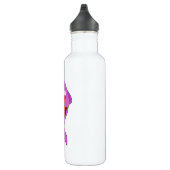 Dolphin mit Herz Edelstahlflasche (Rechts)