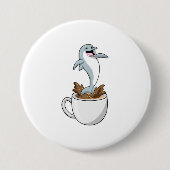 Dolphin mit Kaffee-Cup Button (Vorderseite)