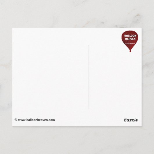 Dolphin mit Kugel Postkarte (Rückseite)