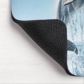 Dolphin mit Party-Hut Mousepad (Ecke)
