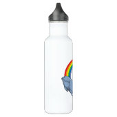 Dolphin mit Regenbogen Edelstahlflasche (Links)