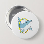 Dolphin mit Ring Button (Vorne & Hinten)