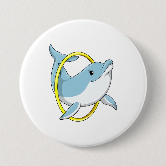 Dolphin mit Ring Button (Vorderseite)