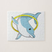 Dolphin mit Ring Puzzle (Horizontal)