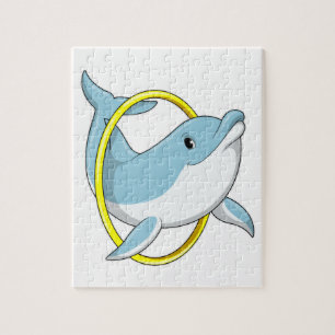 Dolphin mit Ring Puzzle