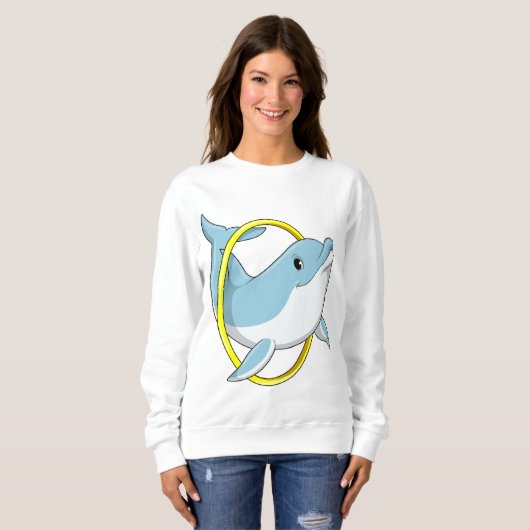 Dolphin mit Ring Sweatshirt (Vorne ganz)