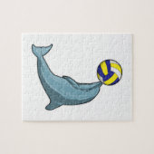 Dolphin mit Volleyball Puzzle (Horizontal)