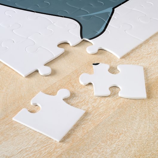 Dolphin mit Volleyball Puzzle (Seite)