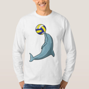 Dolphin mit Volleyball T-Shirt