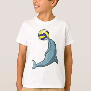 Dolphin mit Volleyball T-Shirt