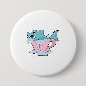 Dolphin mit Wasserball.PNG Button (Vorderseite)
