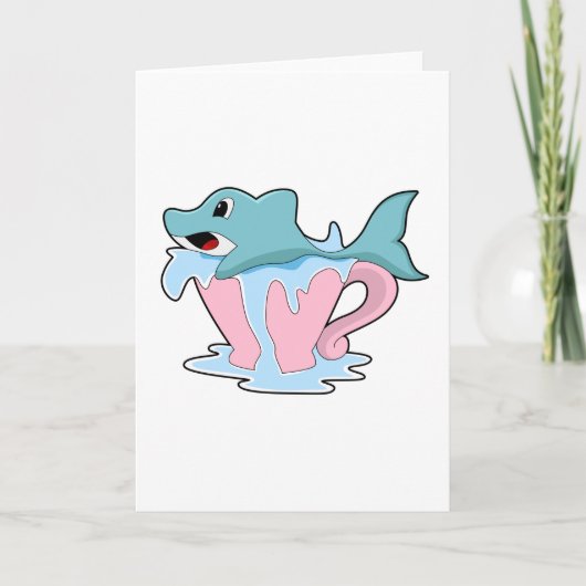 Dolphin mit Wasserball.PNG Karte (Vorderseite)
