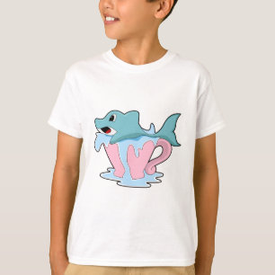 Dolphin mit Wasserball.PNG T-Shirt